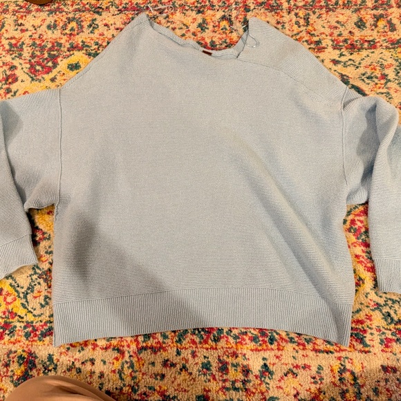 Free People Light Blue Sweater - Picture 1 of 1